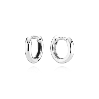 Billede af Knæk creol øreringe 2,2 mm. 10,5 mm. 925s