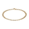 Billede af Armbånd børne bismark 14kt bredde 4,00mm 14cm (karabinlås)
