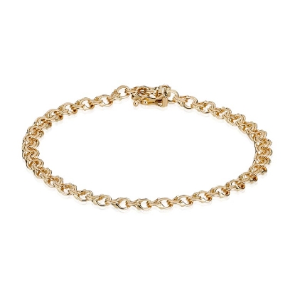 Billede af Armbånd bismark 14kt bredde 6,10mm 18,5cm