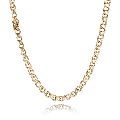 Billede af Kæde bismark 8kt bredde 7,10mm 45cm (Ligeløb)
