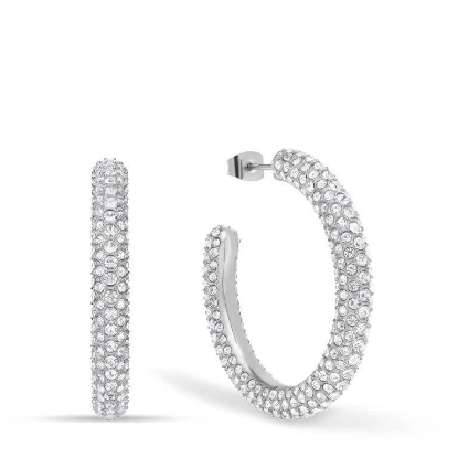 Billede af Bering Arctic Symphony ørecreoler poleret stål m. cz