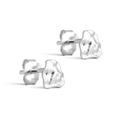 Billede af ENAMEL Copenhagen Rio øreringe sølv