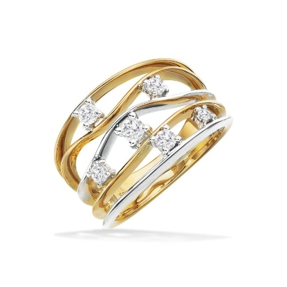 Billede af Ring 0,31 H-W/SI rd/hv14 kt