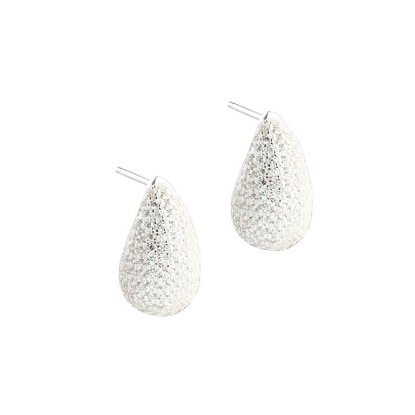 Billede af Aqua Dulce Pavé øreringe sølv m. cz