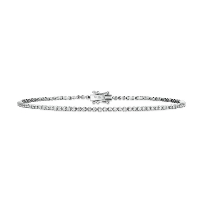 Billede af Dazzling Tennis-armbånd 0,55 H-W/SI 14 kt.