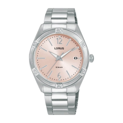 Billede af Lorus Women dameur stål rosa skive 10bar 34mm