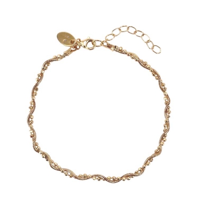 Billede af Aqua Dulce Marianna armbånd forgyldt sølv (17 + 3 cm)