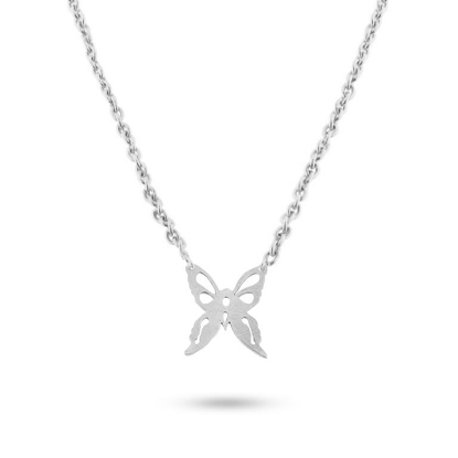 Billede af Collie sommerfugl 13*17 mm. 42 cm. 925s. 