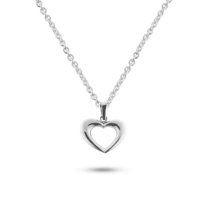 Billede af Vedhæng hjerte, åbent 14 kt. hvg.