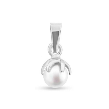 Billede af Vedhæng, perle, grabber, sv. kp. 5-5½ mm 14 kt. hvg.