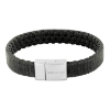 Billede af SON of NOA armbånd stål grå kalveskind (19 cm)