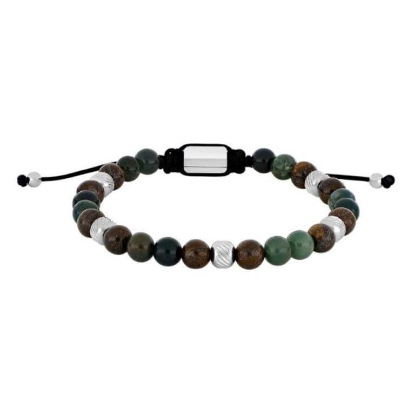 Billede af SON of NOA armbånd stål m. sten (19-25 cm)