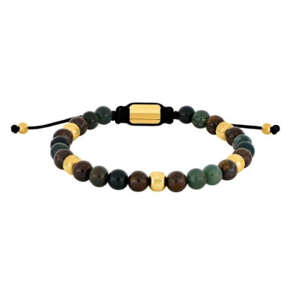 Billede af SON of NOA armbånd forgyldt stål m. sten (19-25 cm)