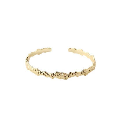 Billede af Aqua Dulce Cappa Bangle armring forgyldt sølv (60 mm)