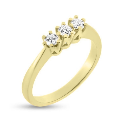 Billede af Ring rk. syn. stene 14 kt. facon 3,1 gr. (prisen er excl. guld)