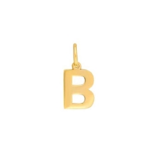 Billede af Nordahl Andersen Bogstav vedhæng (9 mm) 14 karat guld - B