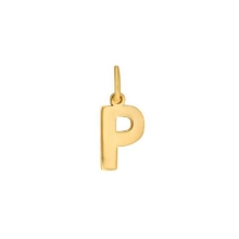 Billede af Nordahl Andersen Bogstav vedhæng (9 mm) 14 karat guld - P