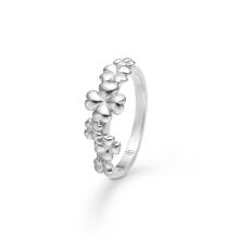 Billede af Mads Z "Clover Love" ring sølv (str. 50)