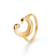Billede af Mads Z "Ocean" ring 14 kt. guld (str. 54)