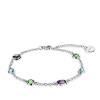 Billede af Bering Arctic Symphony armbånd stål m. farvede krystaller (17,5+3 cm)