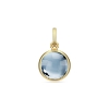 Billede af Julie Sandlau Prime Ice Blue vedhæng forgyldt sølv blå krystal