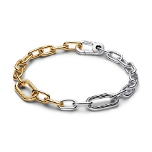 Billede af Pandora ME Totonet Ledarmbånd sølv + forgyldt metalblanding (20 cm)