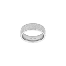 Billede af SON of NOA Ring m. hamret overflade stål (str. 64)