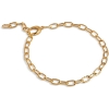 Billede af ENAMEL Copenhagen Medium Charm armbånd forgyldt sølv (19 cm)