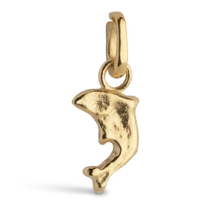 Billede af ENAMEL Copenhagen Charm - Joyful Dolphin forgyldt sølv