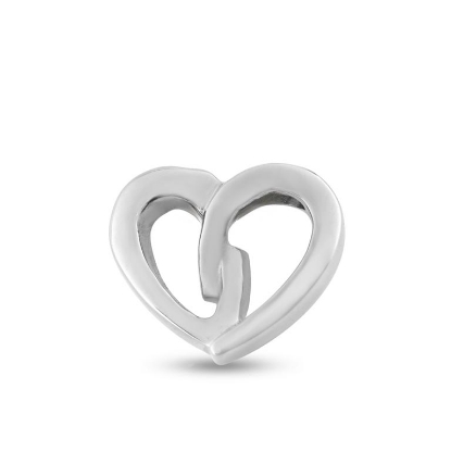 Billede af Vedhæng hjerte, åbent massivt, hj. 12,8 mm. 925s.