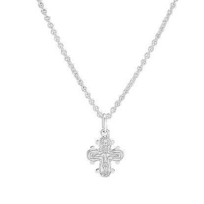 Billede af Lund Copenhagen collier med Dagmarkors 10x9 mm sølv (45 cm)