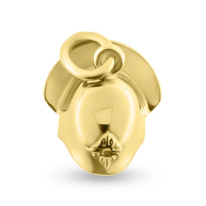 Billede af Vedhæng brandhjelm 14 kt.