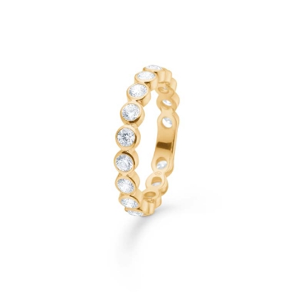 Billede af *Mads Z "Eterna" ring 8 kt. guld m. cz (str. 56)