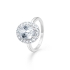 Billede af Mads Z "Celestial by Medina" ring sølv m. hvid topas (str. 52)