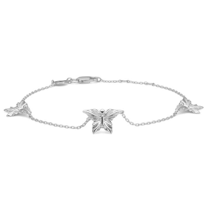 Billede af Mads Z "Monarch" armbånd sølv (16-18 cm)