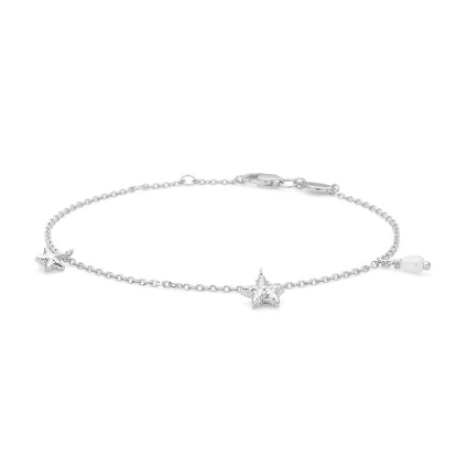 Billede af Studio Z "Starfish Lustre" armbånd sølv m. fvp (16+2 cm)