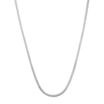 Billede af Aqua Dulce Flata halskæde sølv (42 + 3 cm)