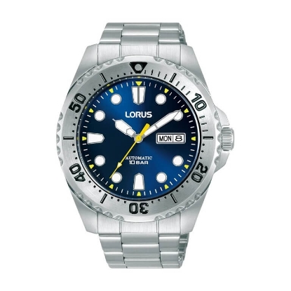 Billede af Lorus Classic herreur automatik stål blå skive 10bar 42,5mm