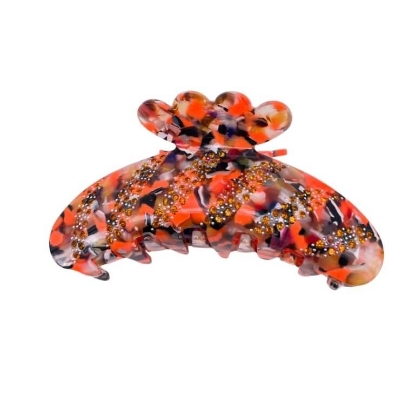 Billede af Aqua Dulce Hårspænde - Pink Mix/Topaz Stripe