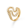 Billede af Mads Z "Mira" ring 14 karat guld m. 0,73 ct. W.SI brillanter (str. 54)