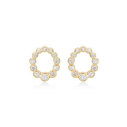 Billede af Mads Z "Aurora's Kiss" øreringe 14 kt. guld m. 0,25 ct. W/SI brillanter