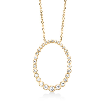 Billede af Mads Z "Aurora's Kiss" vedhæng 14 kt. guld m. 0,50 ct. brillanter (ekskl. kæde)