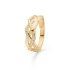 Billede af Mads Z "Lina" ring 8 kt. guld m. cz (str. 56)