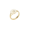 Billede af Lund Copenhagen Marguerit ring forgyldt sølv 11mm (str. 61)