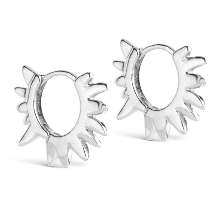 Billede af *ENAMEL Copenhagen Sunshine Leaves øreringe sølv