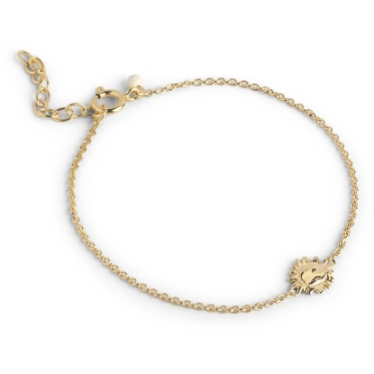 Billede af *ENAMEL Copenhagen Sunshine armbånd forgyldt sølv (15+3cm)