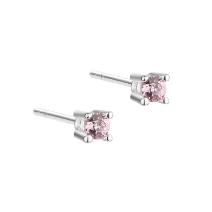 Billede af Aqua Dulce Big Kaya Rose øreringe sølv m. cz