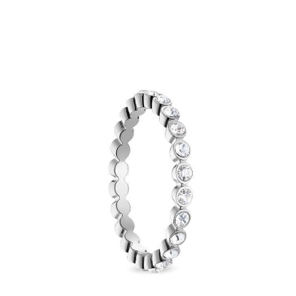 Billede af Bering Arctic Symphony inderring stål m. synt. sten - str. 57 (6)