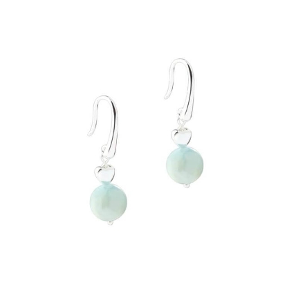 Billede af Aqua Dulce Morganite Dream øreringe sølv m. sten