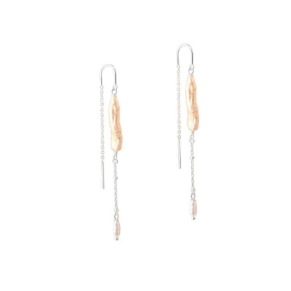 Billede af Aqua Dulce Alura Earthread øreringe sølv m. fvp